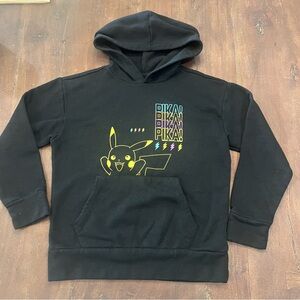 Kids Old Navy Black Hoodie with Pikachu